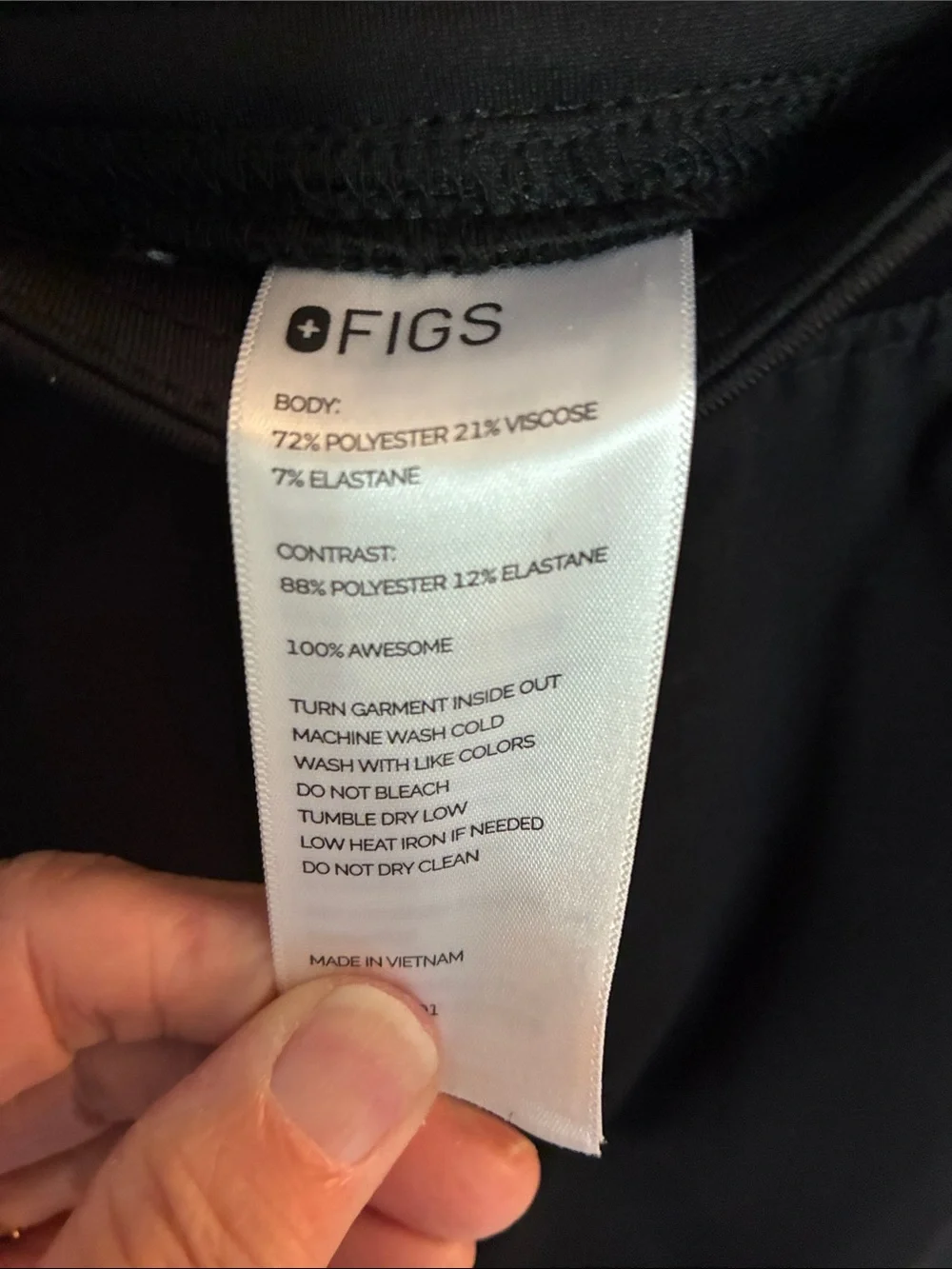 Figs waistband movement